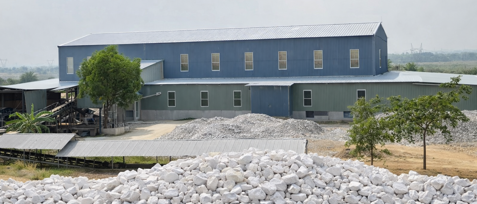 our factory drone view