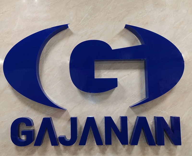 gajanan logo at office entrance